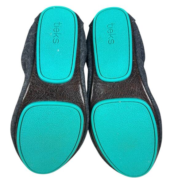 Tieks By Gavrieli Women’s Greystone Vegan Wool Grey Ballet Flat Size US 7 - Picture 9 of 10